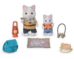 CALICO CRITTERS - ENSEMBLE D'EXPLORATION PASSIONNANT - LATTE CAT BROTHER & BABY